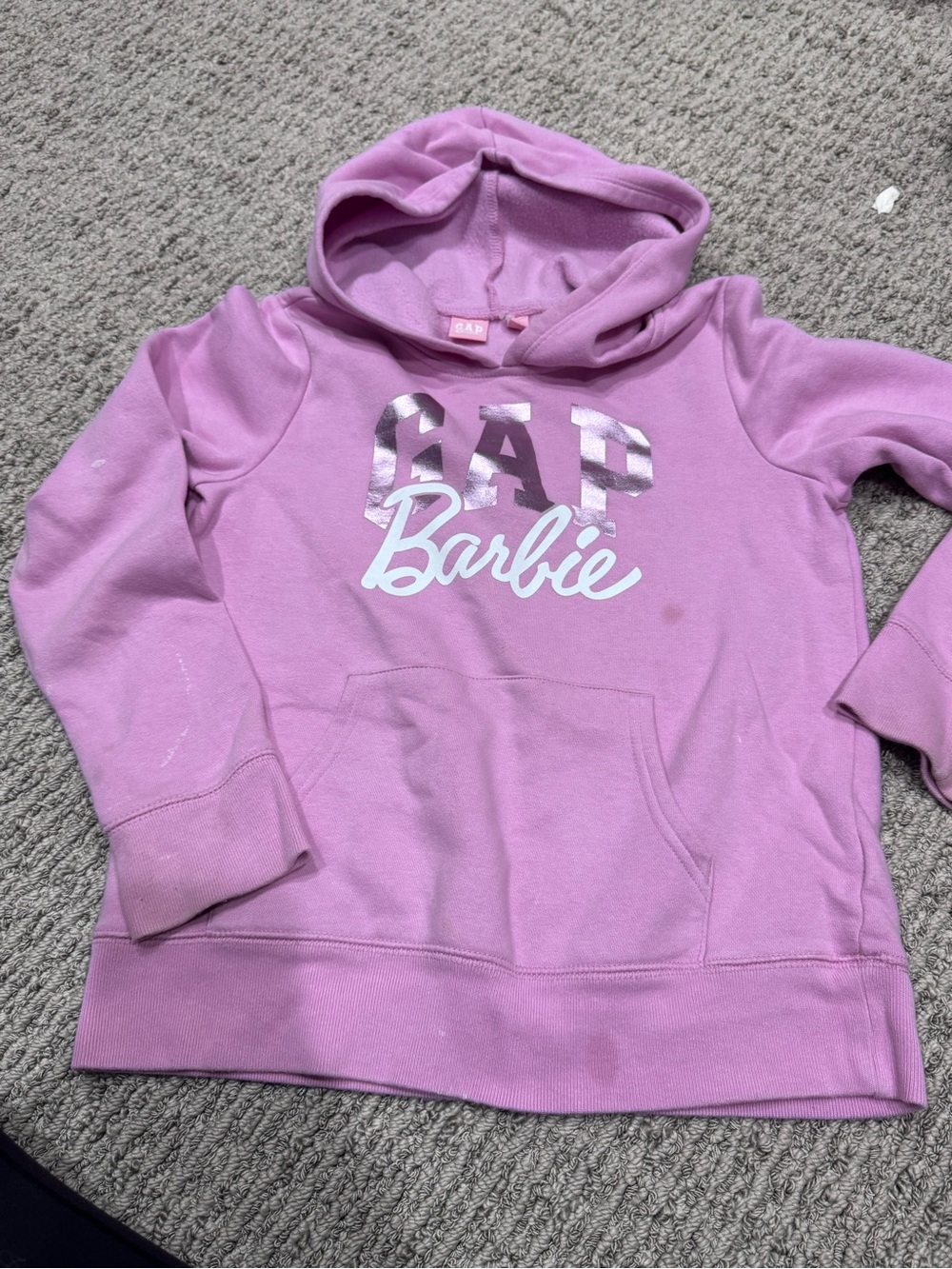 GAP Pink Barbie Logo Hoodie